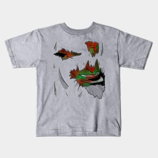 Blood and guts zombie Kids T-Shirt